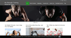 Desktop Screenshot of mystrengthtraining.com